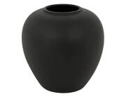 Atmosphera Διακοσμητικό Βάζο Rily 22x22x22cm Μαύρο