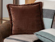 Atmosphera  Διακοσμητικό Μαξιλάρι Cuddly με διαστάσεις 53x53cm - Brown