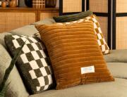 Atmosphera  διακοσμητικό Μαξιλάρι Family corner με διαστάσεις 45x45cm - Ochre