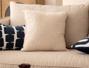 Atmosphera  Διακοσμητικό Μαξιλάρι Saona με διαστάσεις 45x45cm - Ivory