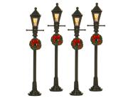 Σετ Διακοσμητική Μινιατούρα Φανάρι LuVille με φωτισμό LED και διαστάσεις 2x1.5x10.5cm - 4 τεμάχια