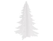 Ξύλινο Διακοσμητικό Δέντρο με διαστάσεις 33x33x43cm - White