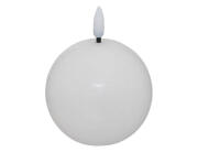 Atmosphera Διακοσμητικό Κερί LED Molia με διαστάσεις 8x8x10cm - White