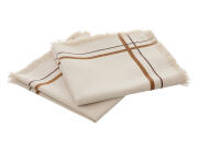 Atmosphera  Σετ Πετσέτες φαγητού Ray με διαστάσεις 40x40cm - Beige - 2 τεμάχια