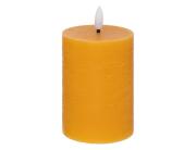 Διακοσμητικό Κερί LED Molia Atmosphera με διαστάσεις 7x7x12.5cm - Yellow