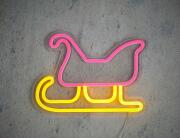 Διακοσμητικό Φωτιστικό Neon Sledge Luca Lighting με Dimmer και διαστάσεις 19.5x1.5x26.5cm - USB