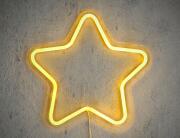 Διακοσμητικό Φωτιστικό Neon Star Luca Lighting με Dimmer και διαστάσεις 30x1.5x30cm - USB