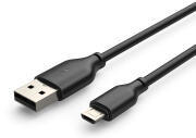 CABLETIME καλώδιο micro USB σε USB CT-C165-05G 2.4A 480Mbps 0.25m μαύρο