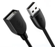CABLETIME καλώδιο προέκτασης USB 2.0 CT-AMAF2.0 480Mbps 1.5m μαύρο