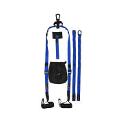 MotivationPro: Ιμάντες Γυμναστικής Suspension Trainer – Σετ Προπόνησης με Λαβές & Θήκη - Μπλε