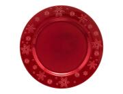 Πιατέλα σερβιρίσματος Fééric Lights & Christmas με διάμετρο 33cm - Red