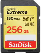 SanDisk SDSDXV5-256G-GNCIN Extreme SD 256GB 150MB/s V30 UHS-I U3