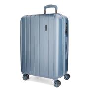 Movom Βαλίτσα μεσαία trolley 65x28x45cm σειρά Wood Sky Blue
