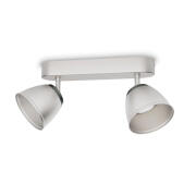 Μεταλλικό LED Φωτιστικό Σποτ Οροφής 2 x 4 W County Philips 533521716