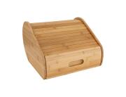 Ψωμιέρα 5five με καπάκι και διαστάσεις 30.4x33x21.6cm - Απόχρωση ξύλου