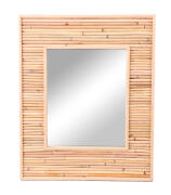 Natural Living Καθρέφτης Τοίχου Ρατάν 45x55cm 53464