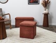 Σκαμπό Scott Home Deco Factory με αποθηκευτικό χώρο και διαστάσεις 38x38x38cm