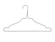 Σετ Μεταλλικές Κρεμάστρες καθαριστηρίου 5five - 25 τεμάχια