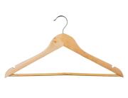 Σετ Ξύλινες Κρεμάστρες ρούχων 5five - 4 τεμάχια - Απόχρωση Ξύλου