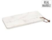 Επιφάνεια σερβιρίσματος από μάρμαρο με διαστάσεις 25x12x2cm - White