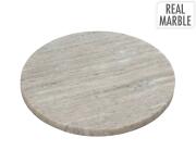 Επιφάνεια σερβιρίσματος από μάρμαρο με διαστάσεις 24x24x1.5cm - Sand