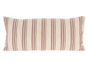 Διακοσμητικό Μαξιλάρι Stripe με διαστάσεις 70x30cm - Off White/Brown