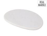 Επιφάνεια κοπής σερβιρίσματος από μάρμαρο με διαστάσεις 24.5x15x1.5cm - White