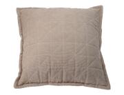 Διακοσμητικό Μαξιλάρι με πλέξη ριμπ και διαστάσεις 45x45cm - Sand