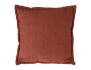 Διακοσμητικό Μαξιλάρι με πλέξη ριμπ και διαστάσεις 45x45cm - Tabac