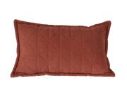 Διακοσμητικό Μαξιλάρι με πλέξη ριμπ και διαστάσεις 50x30cm - Tabac
