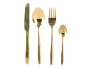Σετ Μαχαιροπίρουνα Excellent Houseware σε χρυσή απόχρωση - 24 τεμάχια