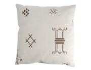 Διακοσμητικό Μαξιλάρι με σχέδιο και διαστάσεις 56x56cm - Off White