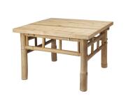 Τραπέζι Κήπου από Ξύλο Bamboo, με διαστάσεις 57x57x38cm