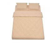 Σετ King Size Παπλωματοθήκη, Σεντόνι & 2 Μαξιλαροθήκες Heinner Home από βαμβάκι 132TC, με διαστάσεις 200x220cm - Cream