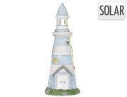 THE NETHERLANDS Φωτιστικό Φάρος με ηλιακή φόρτιση και διαστάσεις 22x22x58cm - Βlue