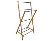 Επιδαπέδια Κρεμάστρα Μπάνιου Aurora Sepio με 4 θέσεις στήριξης & 1 ράφι - Ξύλο ash - 35x57.5x103cm