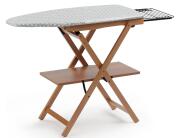 Ξύλινη Σιδερώστρα Astir ARiT με ράφι και διαστάσεις 135x45x87cm - Cherry Wood