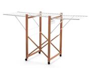 Πτυσσόμενη Απλώστρα Airone ARiT από ξύλο, με συνολική επιφάνεια απλώματος 21m και διαστάσεις 175x67x105cm - Cherry Wood