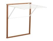 Επιτοίχια Απλώστρα Kledy ARiT από ξύλο, με συνολική επιφάνεια απλώματος 6.5m και διαστάσεις 69x63x80cm - Cherry Wood