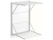 Επιτοίχια Απλώστρα Koral ARiT από ξύλο, με συνολική επιφάνεια απλώματος 13m και διαστάσεις 69x64x98cm - White