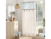 Κουρτίνα Mέτριας Σκίασης Hera Douceur d'intérieur με τρουκς και διαστάσεις 140x240cm