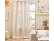 Κουρτίνα Mέτριας Σκίασης Naya Douceur d'intérieur με τρουκς και διαστάσεις 140x240cm - Natural