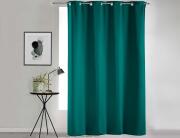 Κουρτίνα Συσκότισης Occult Douceur d'intérieur με τρουκς και διαστάσεις 135x280cm - Emerald Green