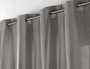 Douceur d'intérieur Twily Κουρτίνα Παραθύρου Mέτριας Σκίασης 135x260cm Γκρι