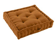 Douceur d'intérieur Twily Διακοσμητικό Μαξιλάρι Δαπέδου 50x50x10cm Camel Brown