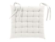 Διακοσμητικό Μαξιλάρι Καρέκλας Twily Douceur d'intérieur με διαστάσεις 38x38cm - White