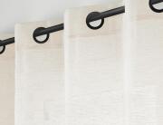 Douceur d'intérieur Logan Κουρτίνα Χαμηλής Σκίασης 140x260cm Λευκή