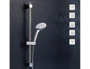 Στήλη Μπάνιου Hydro Douceur d'intérieur με 5 λειτουργίες ροής και ύψος 150cm - Silver