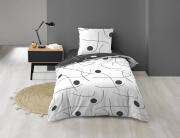 Douceur d'intérieur Σετ Μονή Παπλωματοθήκη & Μαξιλαροθήκη Sonate 2 όψεων, από microfiber, με διαστάσεις 140x200cm