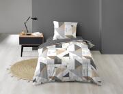 Douceur d'intérieu Σετ Μονή Παπλωματοθήκη & Μαξιλαροθήκη Trigon r από microfiber, με διαστάσεις 140x200cm